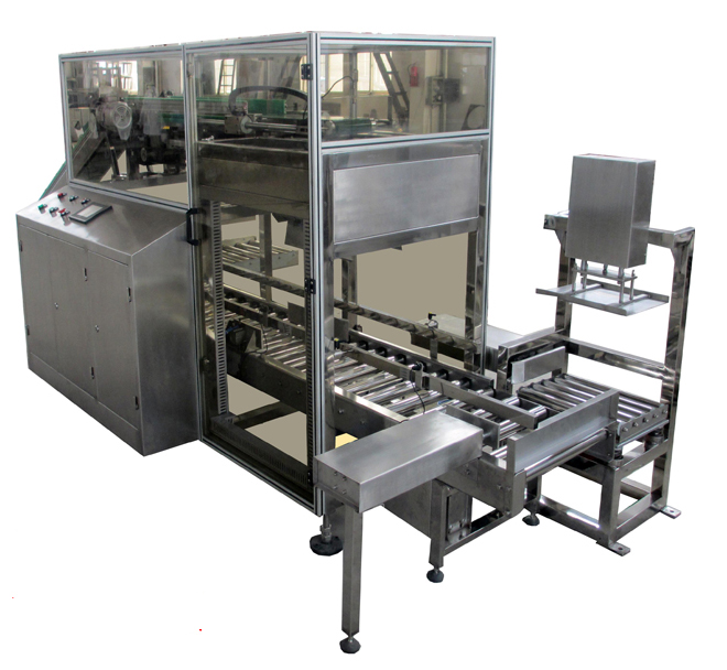 Automatic Drop Case Packer for Bags and Pouches